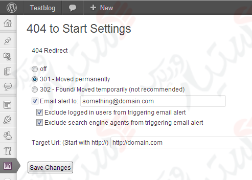 دستیار وردپرس - افزونه 404 to Start