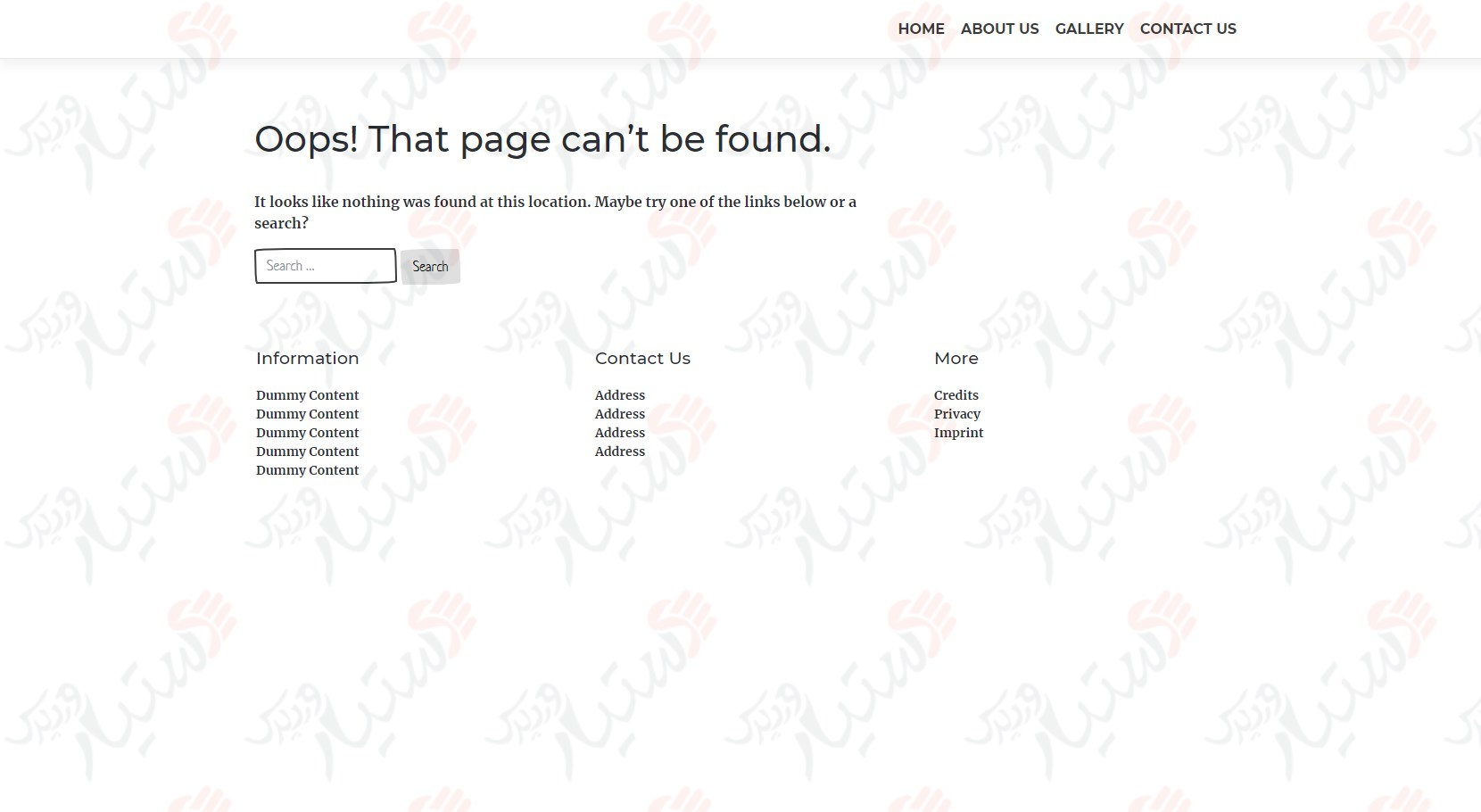 دستیار وردپرس - افزونه 404page your smart custom 404 error page