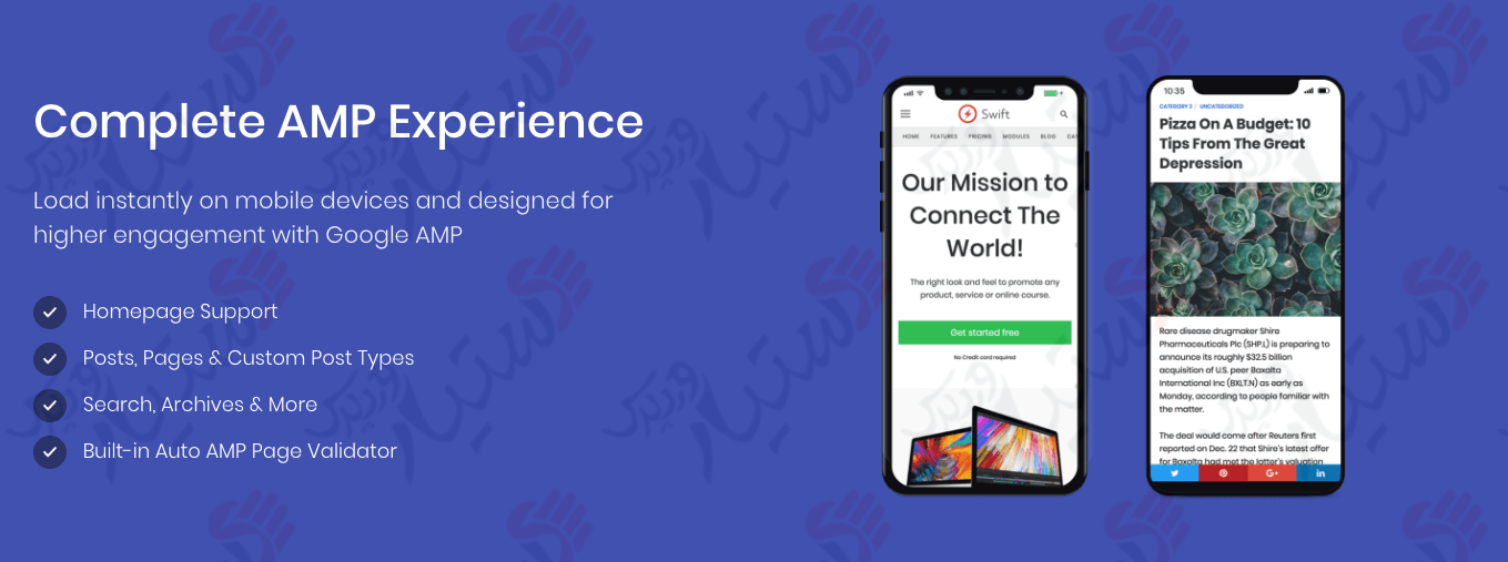 دستیار وردپرس - افزونه AMP for WP Accelerated Mobile Pages