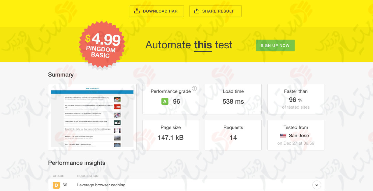 دستیار وردپرس - افزونه AMP for WP Accelerated Mobile Pages