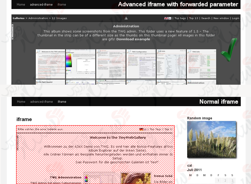 دستیار وردپرس - افزونه Advanced iFrame