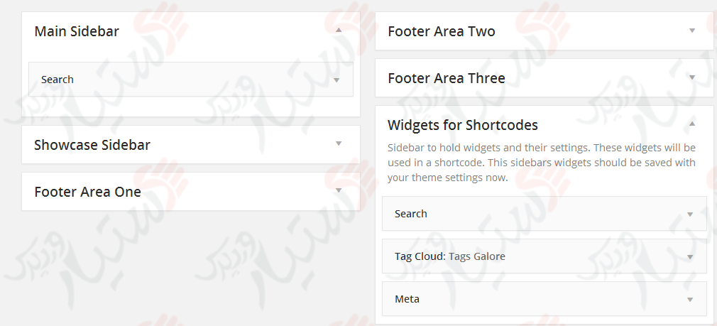 دستیار وردپرس - افزونه amr shortcode any widget