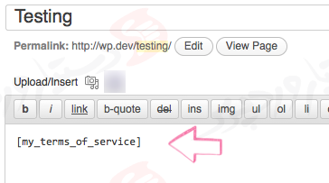 دستیار وردپرس - افزونه Auto Terms of Service and Privacy Policy