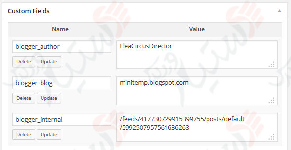 دستیار وردپرس - افزونه Blogger Importer
