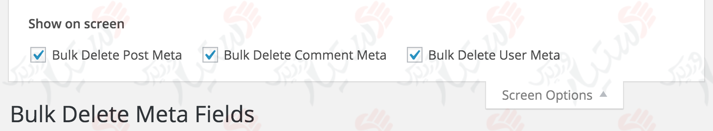 دستیار وردپرس - افزونه Bulk Delete