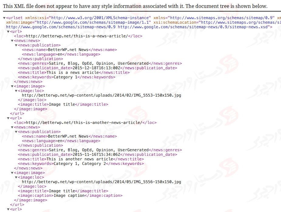دستیار وردپرس - افزونه Better WordPress Google XML Sitemaps (support Sitemap Index, Multi-site and Google News)