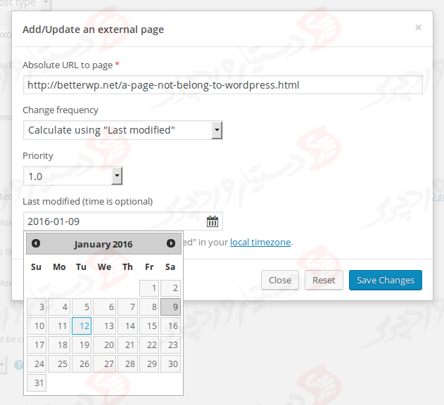 دستیار وردپرس - افزونه Better WordPress Google XML Sitemaps (support Sitemap Index, Multi-site and Google News)