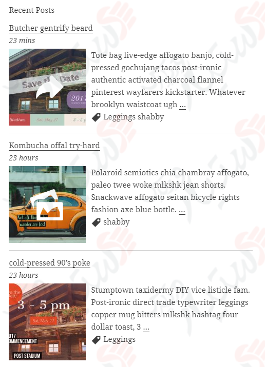 دستیار وردپرس - افزونه Category Posts Widget