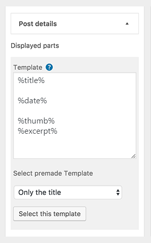 دستیار وردپرس - افزونه Category Posts Widget