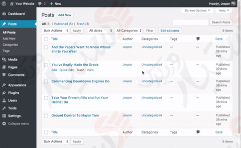 دستیار وردپرس - افزونه Admin Columns