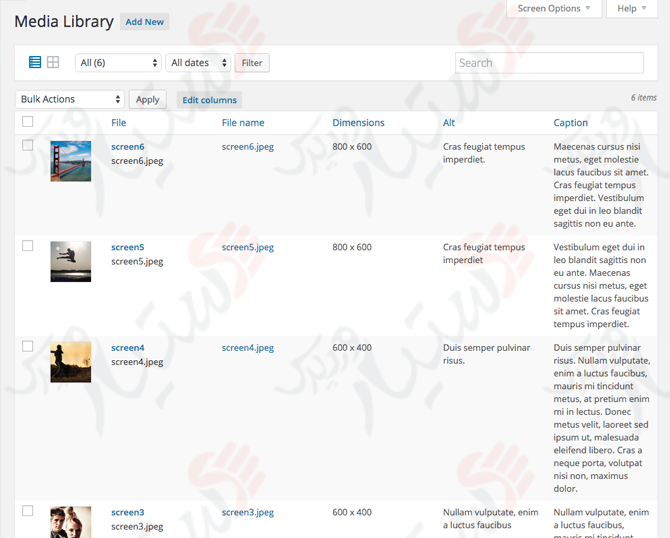 دستیار وردپرس - افزونه Admin Columns