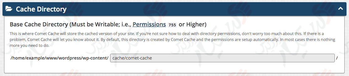 دستیار وردپرس - افزونه Comet Cache