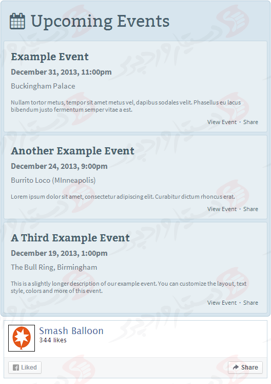 دستیار وردپرس - افزونه Custom Facebook Feed
