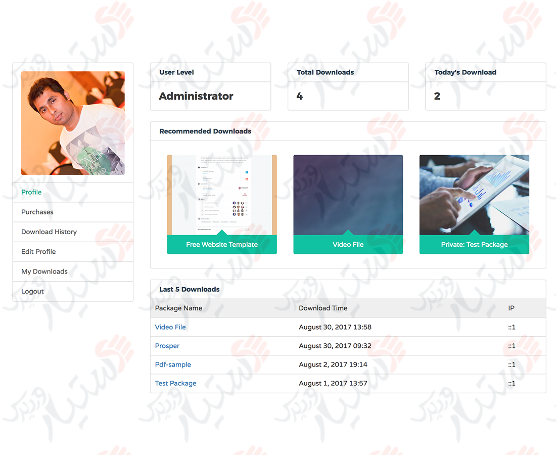 دستیار وردپرس - افزونه WordPress Download Manager
