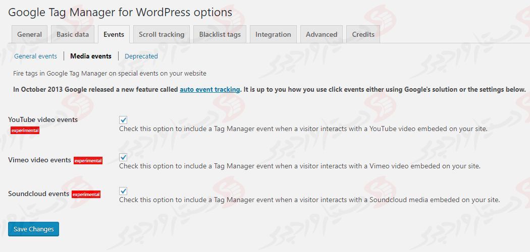 دستیار وردپرس - افزونه Google Tag Manager for WordPress