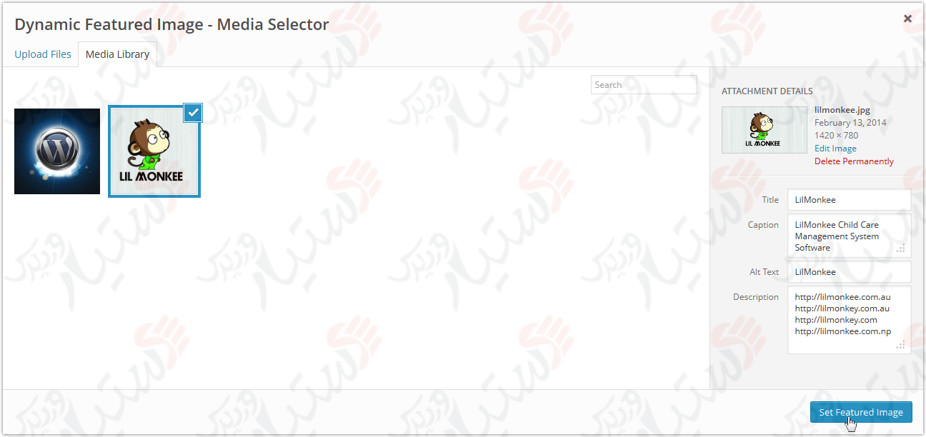 دستیار وردپرس - افزونه Dynamic Featured Image