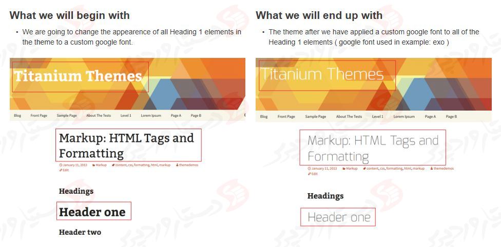 دستیار وردپرس - افزونه Easy Google Fonts