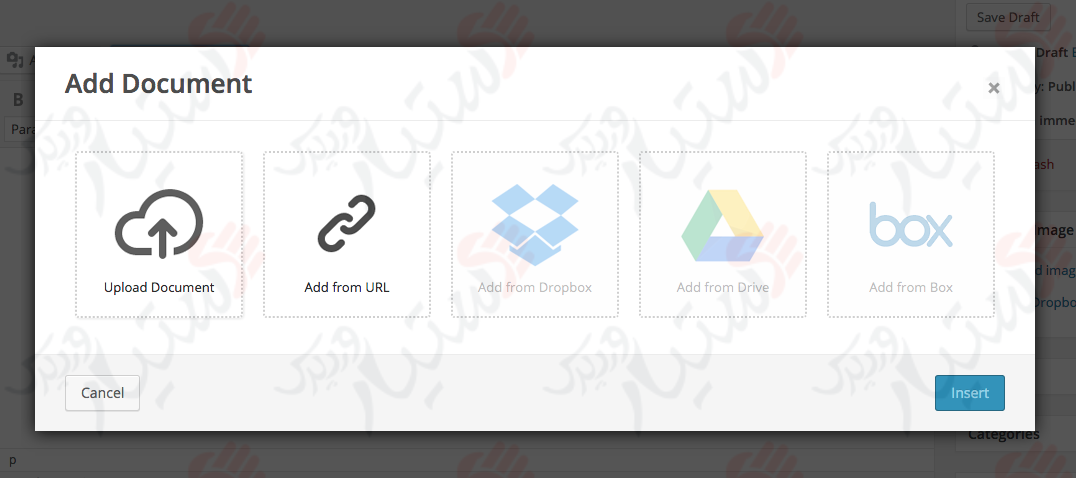دستیار وردپرس - افزونه Embed Any Document
