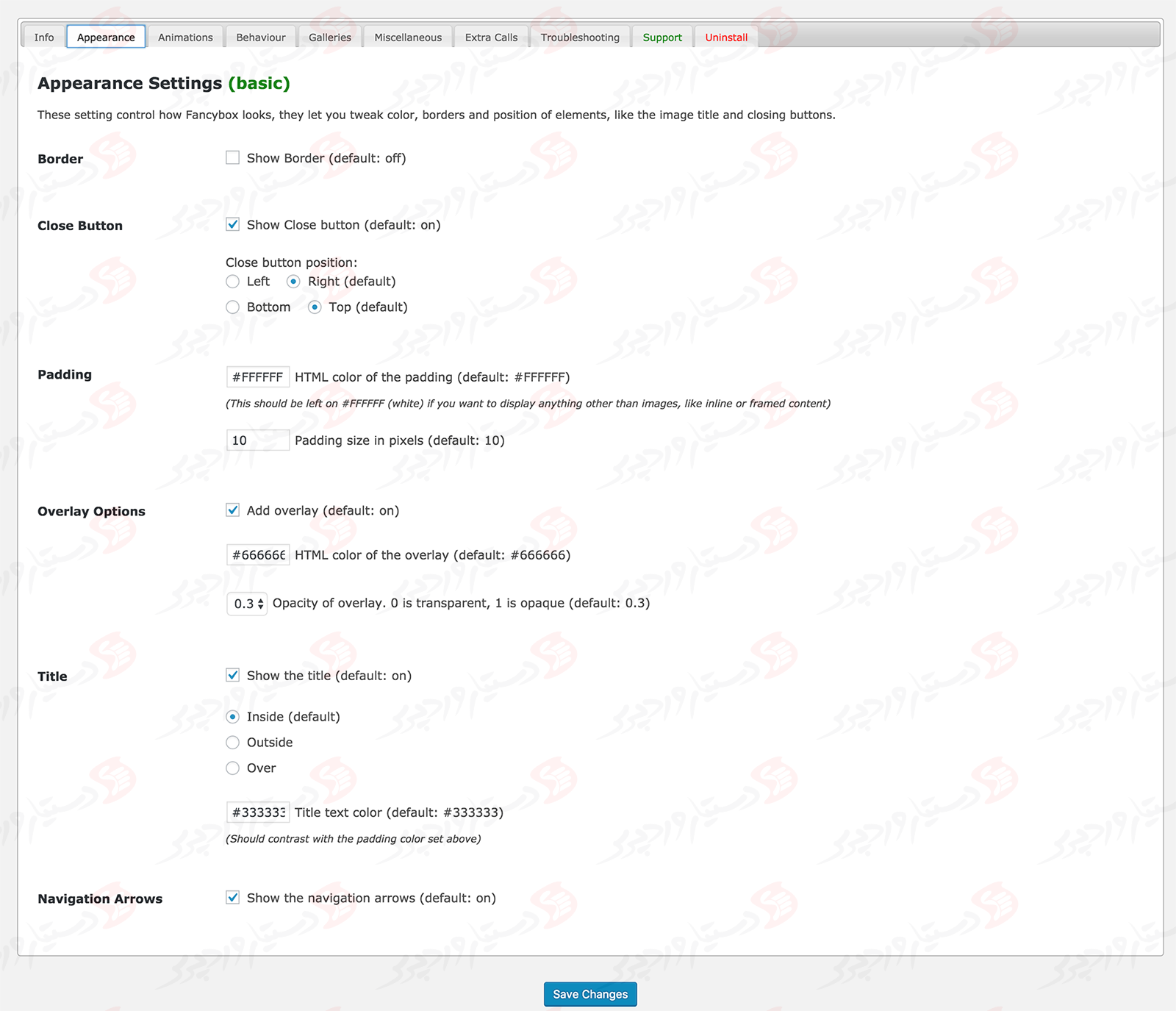 دستیار وردپرس - افزونه FancyBox for WordPress