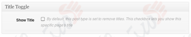دستیار وردپرس - افزونه Genesis Title Toggle