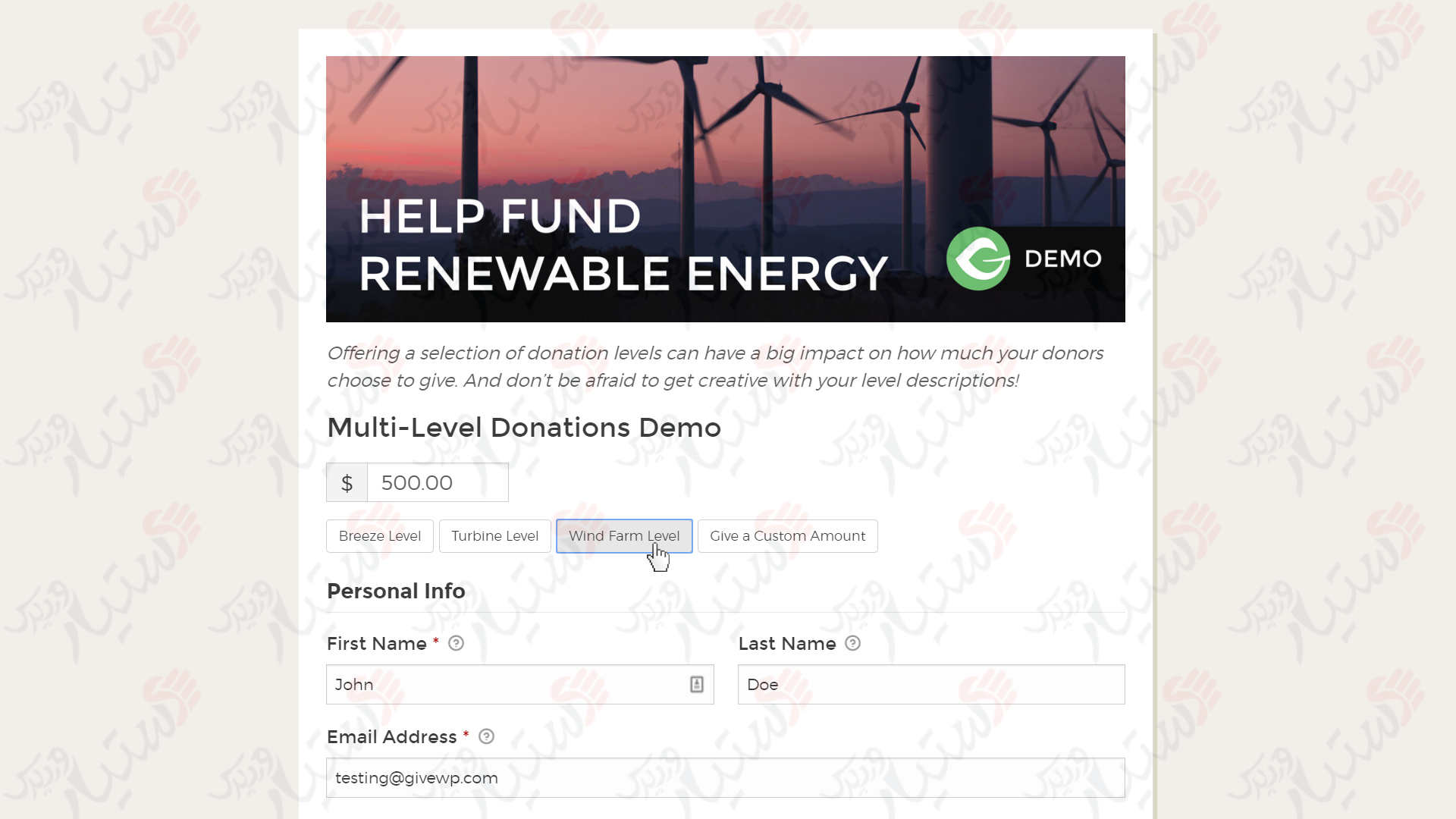 دستیار وردپرس - افزونه Give Donation Plugin and Fundraising Platform