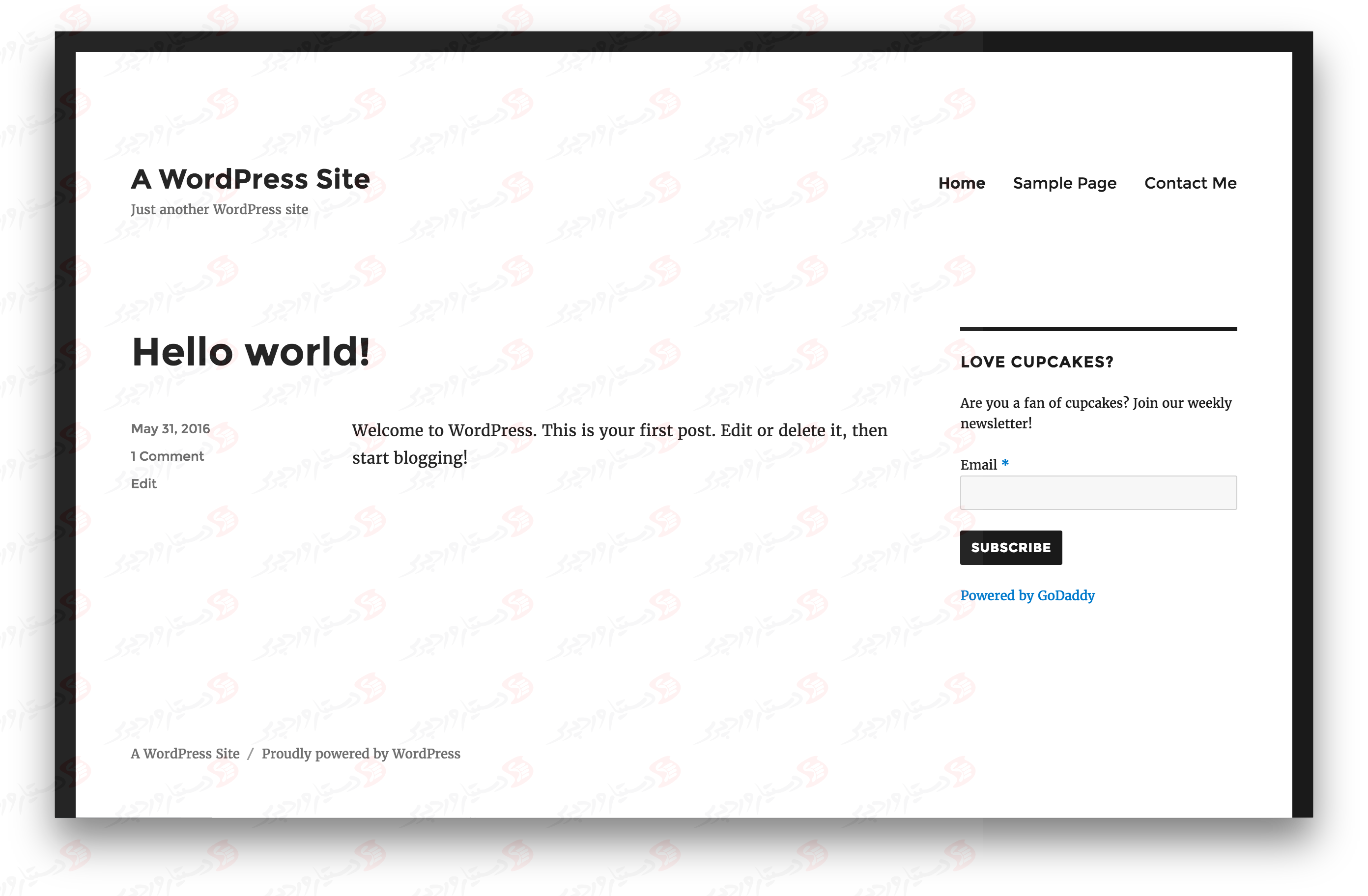 دستیار وردپرس - افزونه GoDaddy Email Marketing