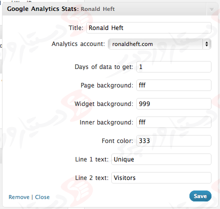 دستیار وردپرس - افزونه Google Analyticator