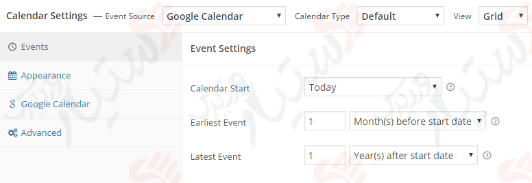 دستیار وردپرس - افزونه Simple Calendar Google Calendar Plugin