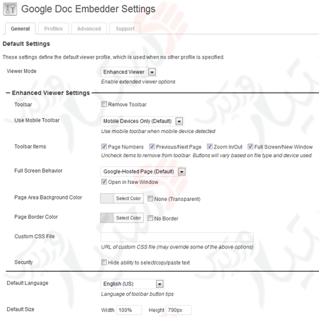 دستیار وردپرس - افزونه Google Doc Embedder