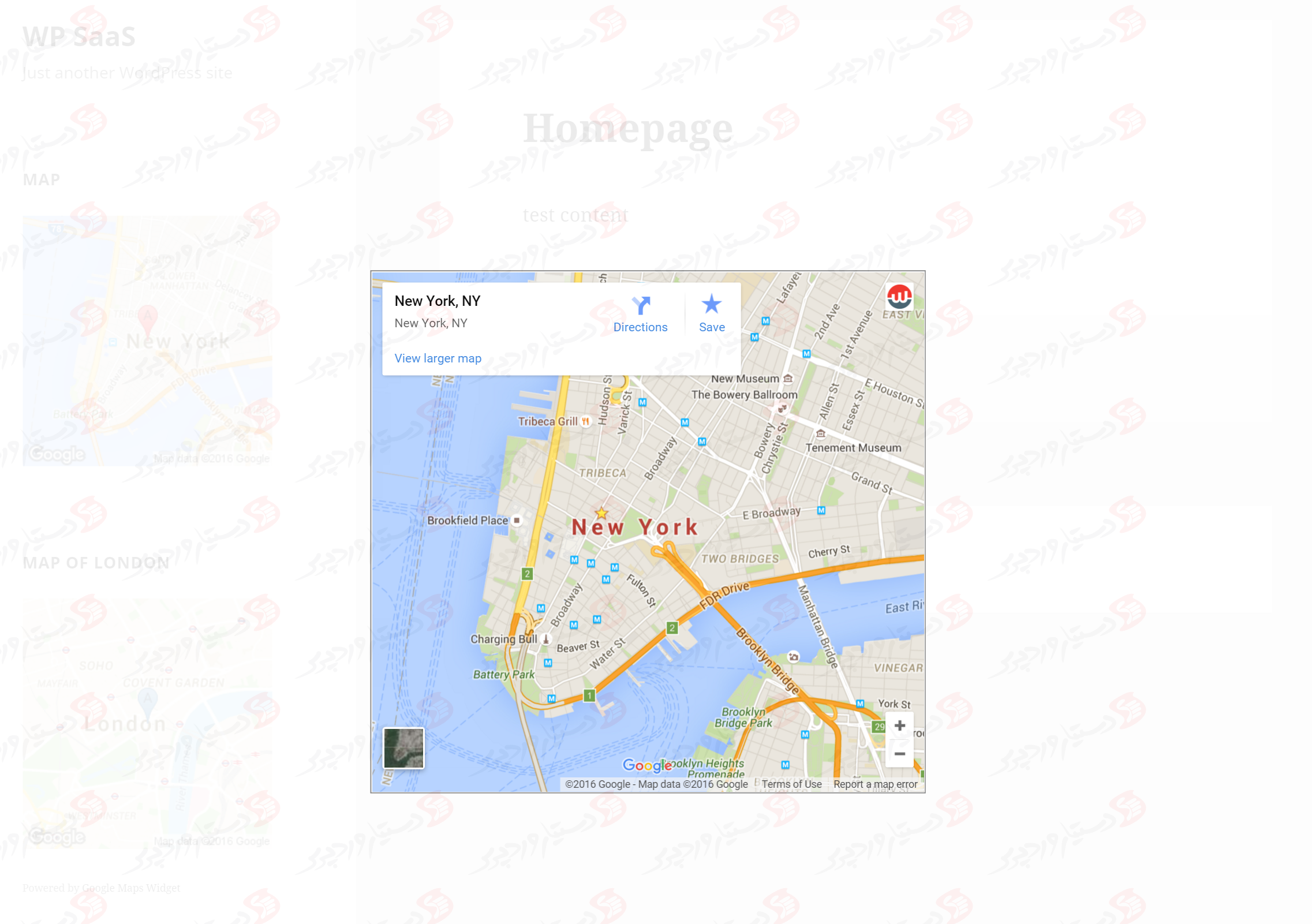 دستیار وردپرس - افزونه Google Maps Widget Ultimate Google Maps Plugin
