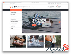 دانلود قالب ریسپانسیو 
تجارت الکترونیک e-shop