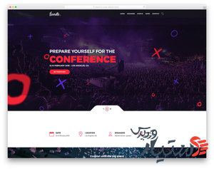 دانلود قالب ریسپانسیو 
کسب و کار  رویداد  صفحه فرود   evento