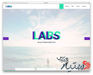 دانلود قالب اچ تی ام ریسپانسیو 
کسب و کار  خلاق  صفحه فرود  labs