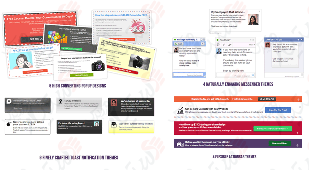 دستیار وردپرس - افزونه Popups, Welcome Bar, Optins and Lead Generation Plugin Icegram