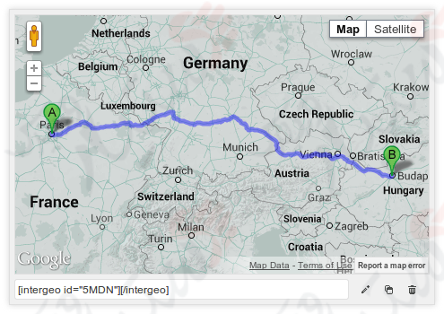 دستیار وردپرس - افزونه Google Maps Plugin by Intergeo