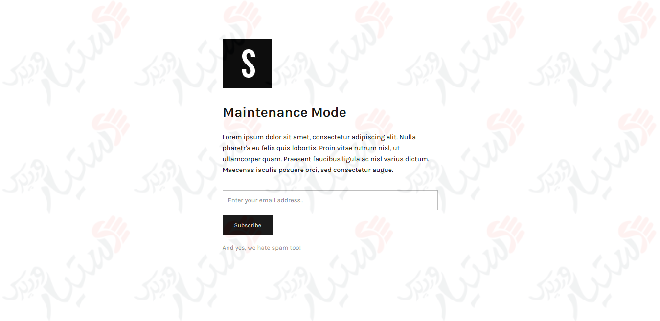 دستیار وردپرس - افزونه Minimal Coming Soon Maintenance Mode
