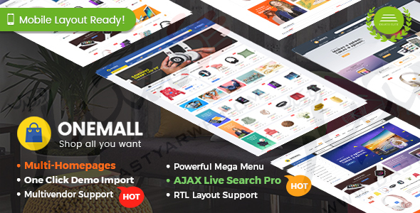 معرفی قالب فروشگاهی OneMall ،بهترین قالب برای یک فروشگاه آنلاین است