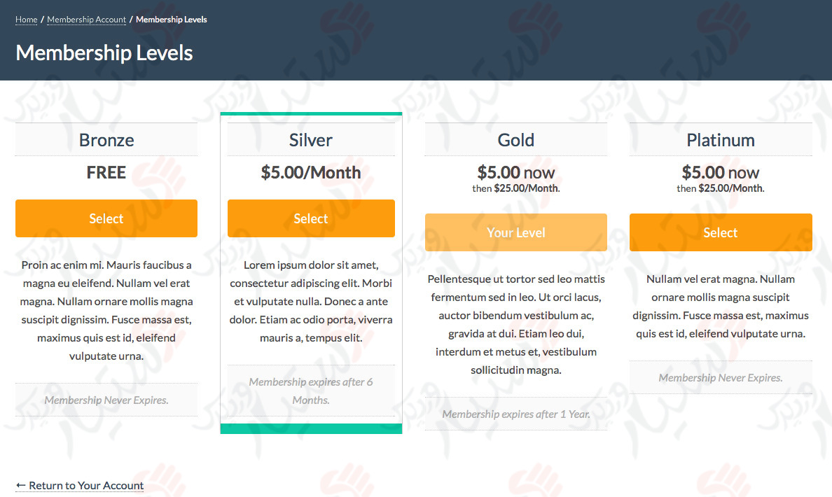 دستیار وردپرس - افزونه Paid Memberships Pro