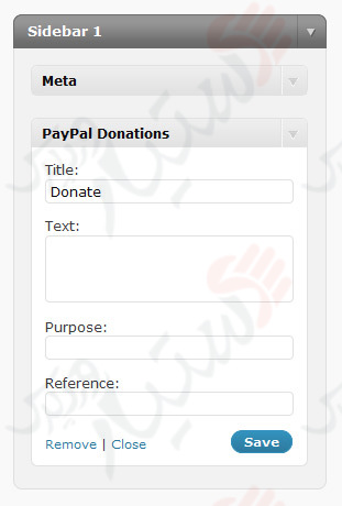 دستیار وردپرس - افزونه PayPal Donations