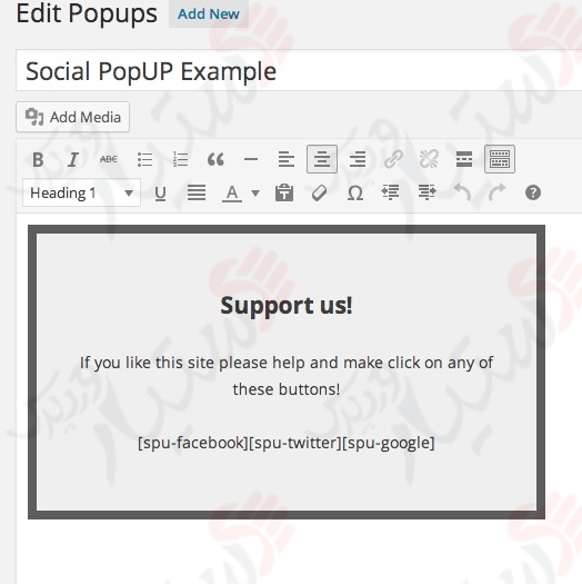 دستیار وردپرس - افزونه Popups WordPress Popup