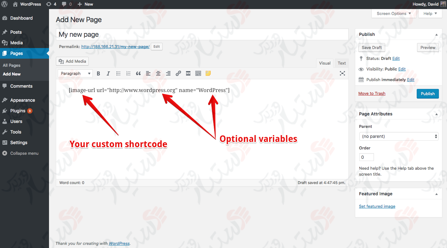 دستیار وردپرس - افزونه Post Snippets