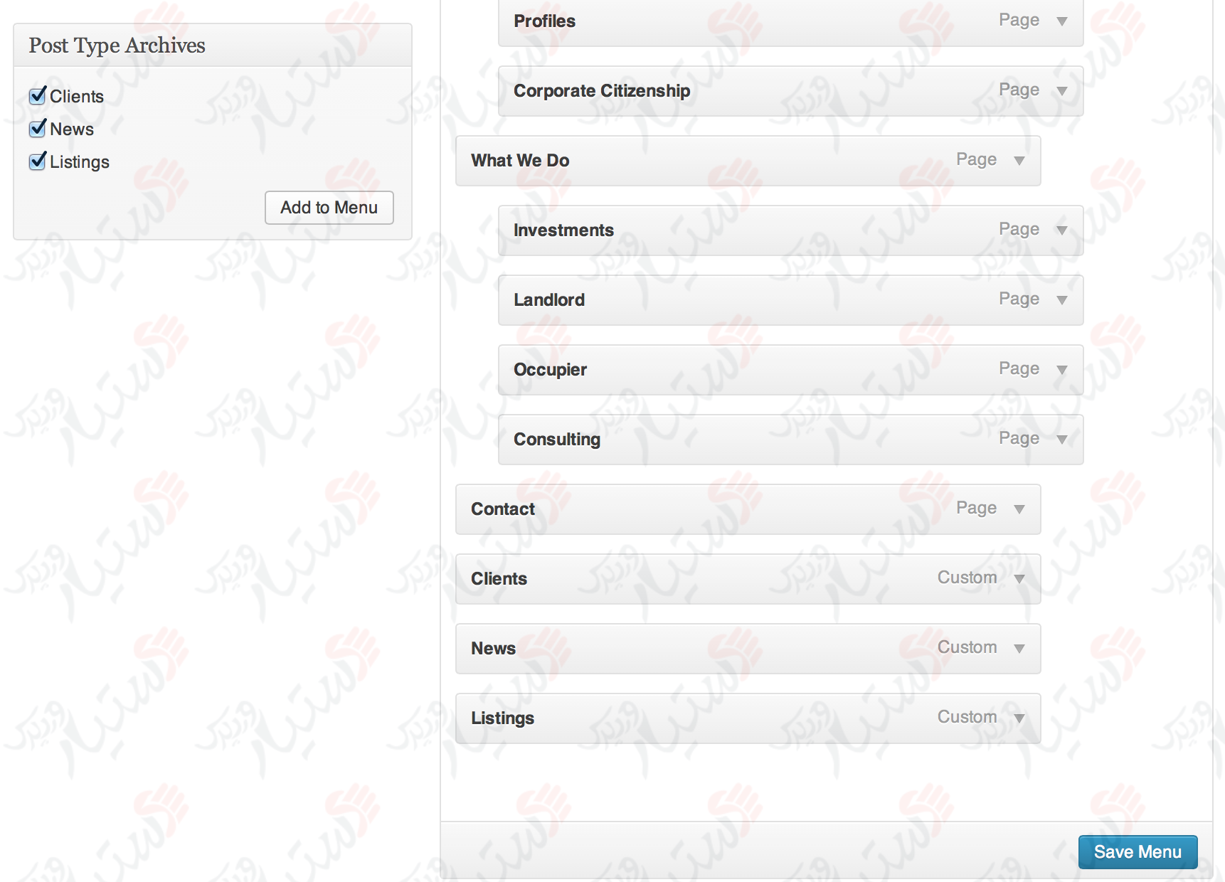 دستیار وردپرس - افزونه Post Type Archive Link