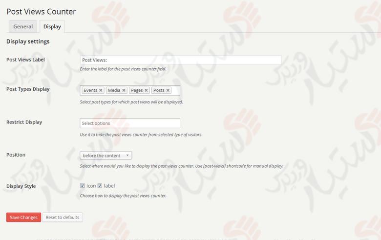 دستیار وردپرس - افزونه Post Views Counter
