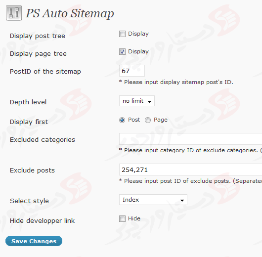 دستیار وردپرس - افزونه PS Auto Sitemap