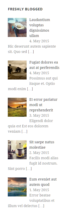 دستیار وردپرس - افزونه Recent Posts Widget With Thumbnails