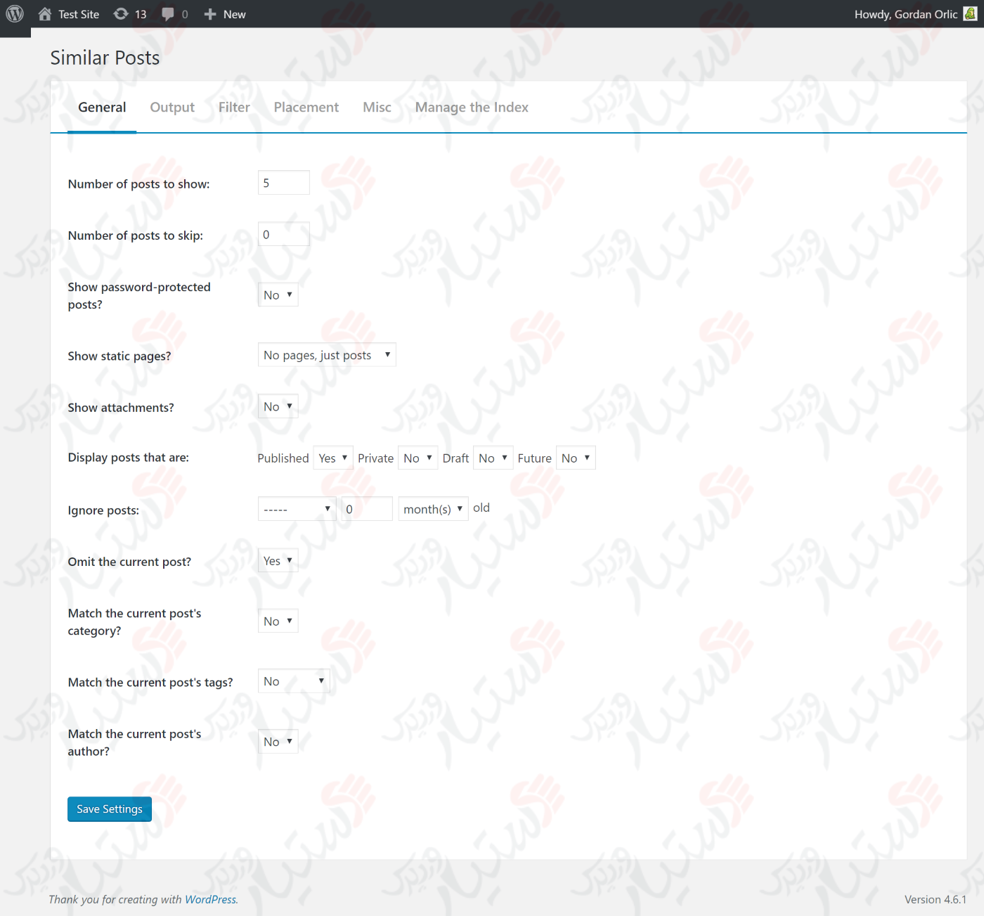دستیار وردپرس - افزونه Similar Posts Best Related Posts Plugin for WordPress