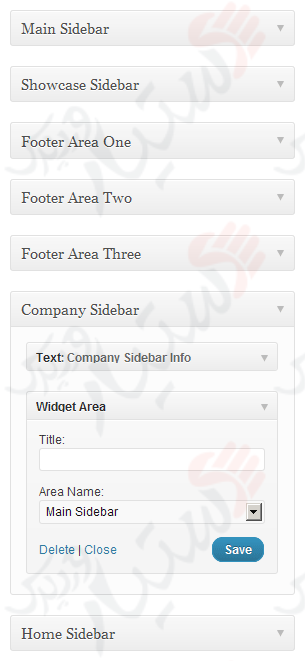 دستیار وردپرس - افزونه Simple Page Sidebars