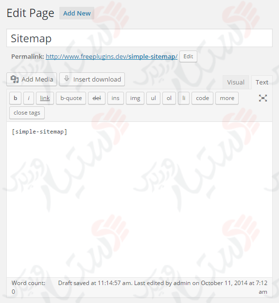 دستیار وردپرس - افزونه Simple Sitemap Create a Responsive HTML Sitemap