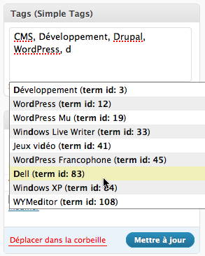 دستیار وردپرس - افزونه Simple Tags