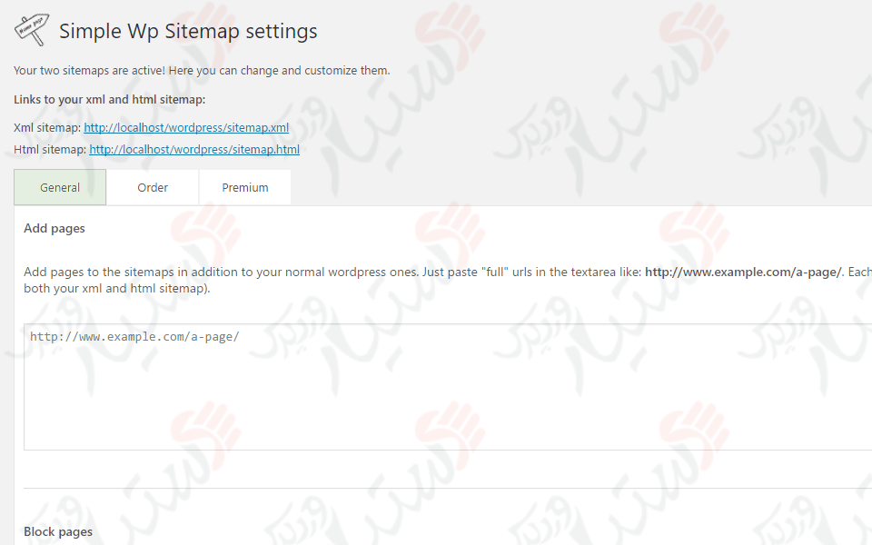 دستیار وردپرس - افزونه Simple Wp Sitemap